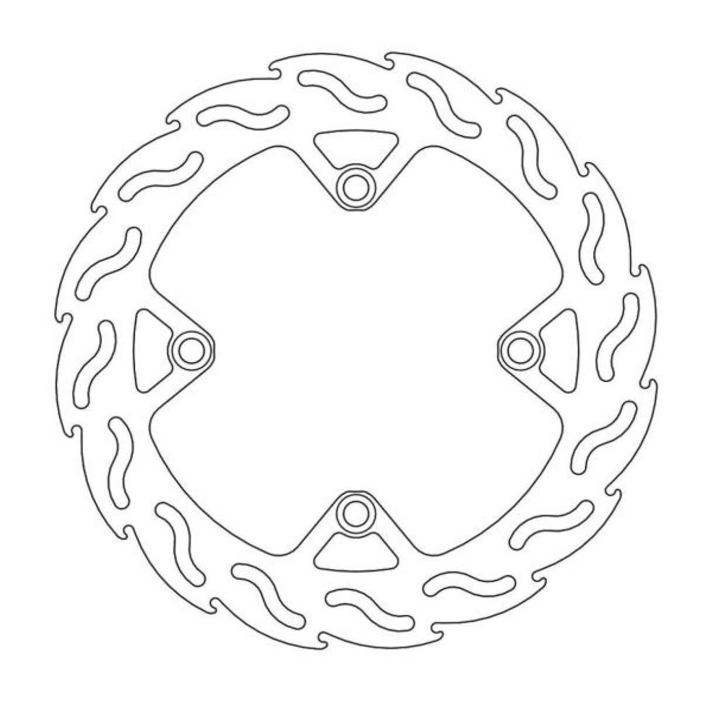 MOTO-MASTER Flame Bremsscheibe HUSQVARANA