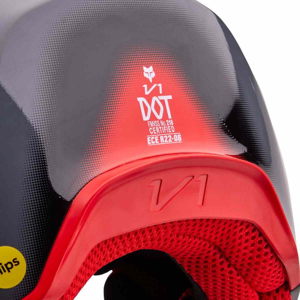 FOX Motocross Helm V1 Interfere MIPS ECE22.06
