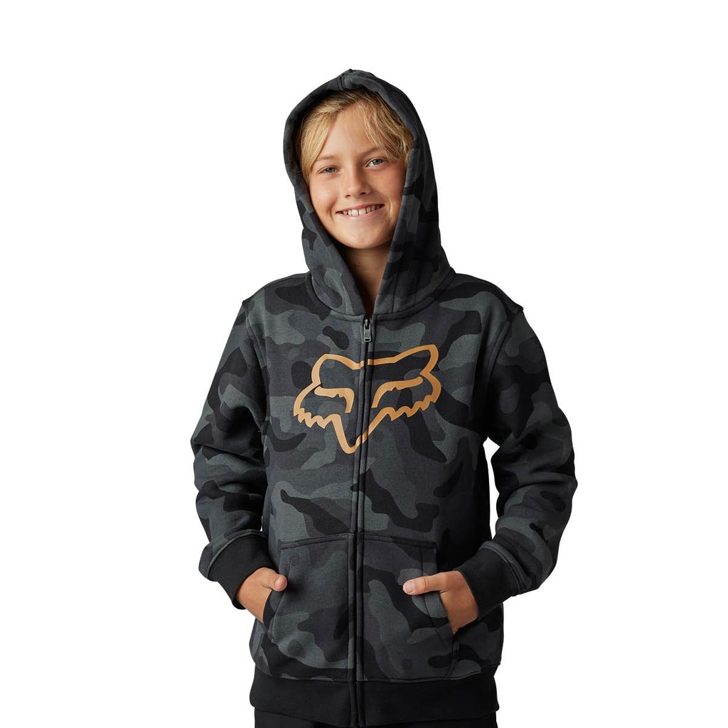 FOX Zip Hoodie Jugend Camo Pack