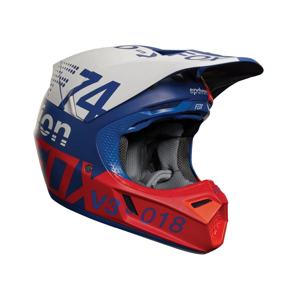 FOX Motocross Helm V3 Kustm MIPS MVRS