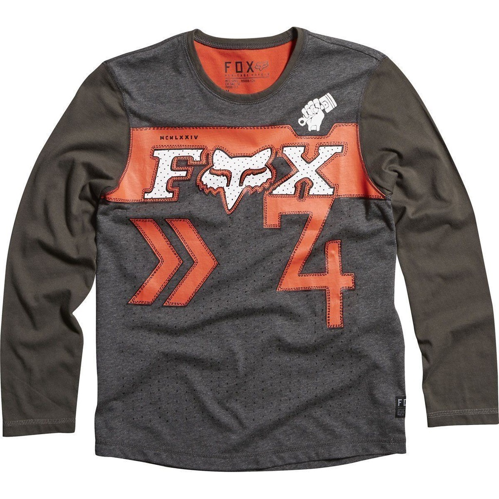 FOX cămașă cu mânecă lungă pentru tineret mulțumită mulțimii FOX