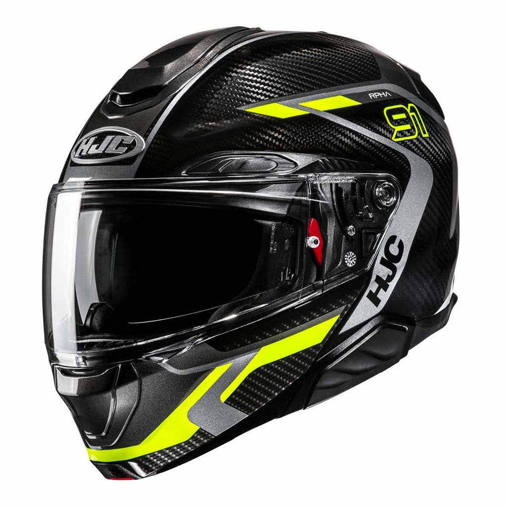 Cască HJC cu flip-up RPHA91 Carbon Lagos MC3H
