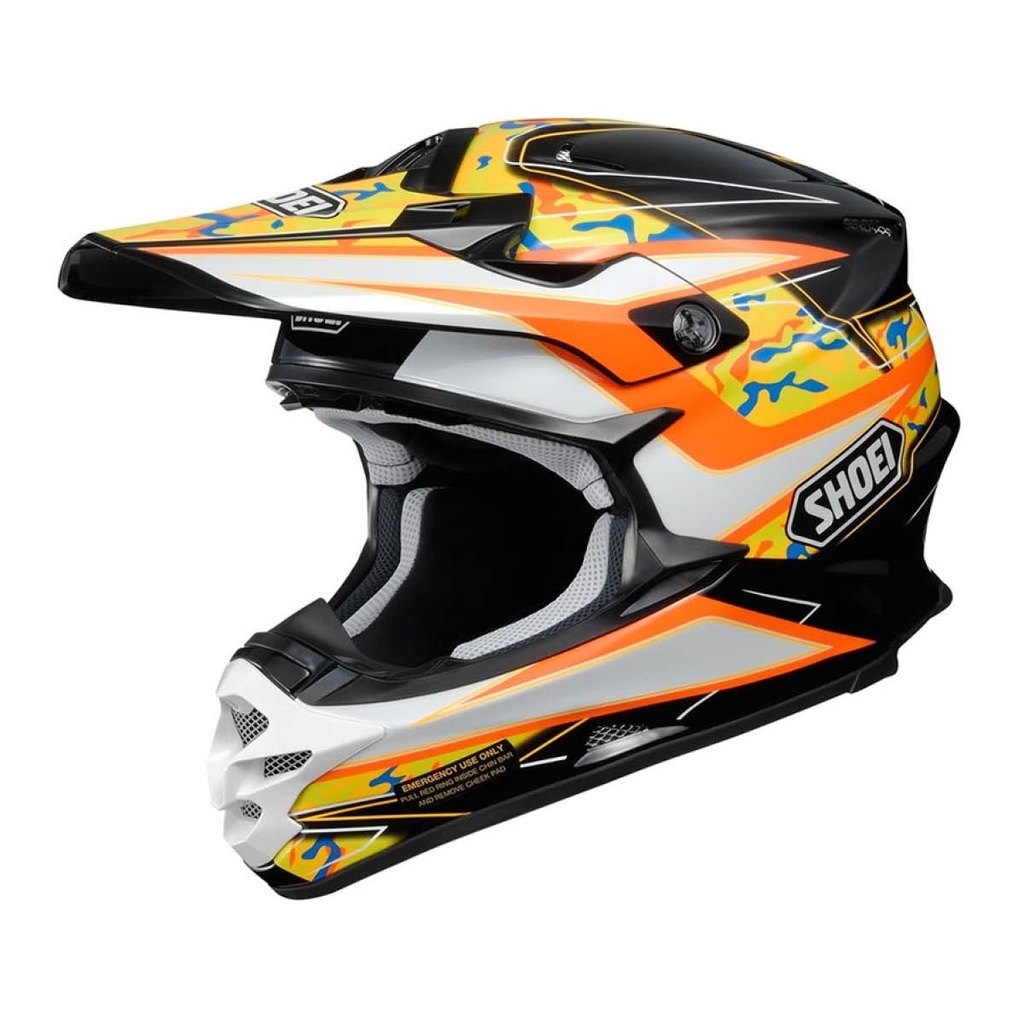 SHOEI cască de motocross VFX-W Turmoil TC-8