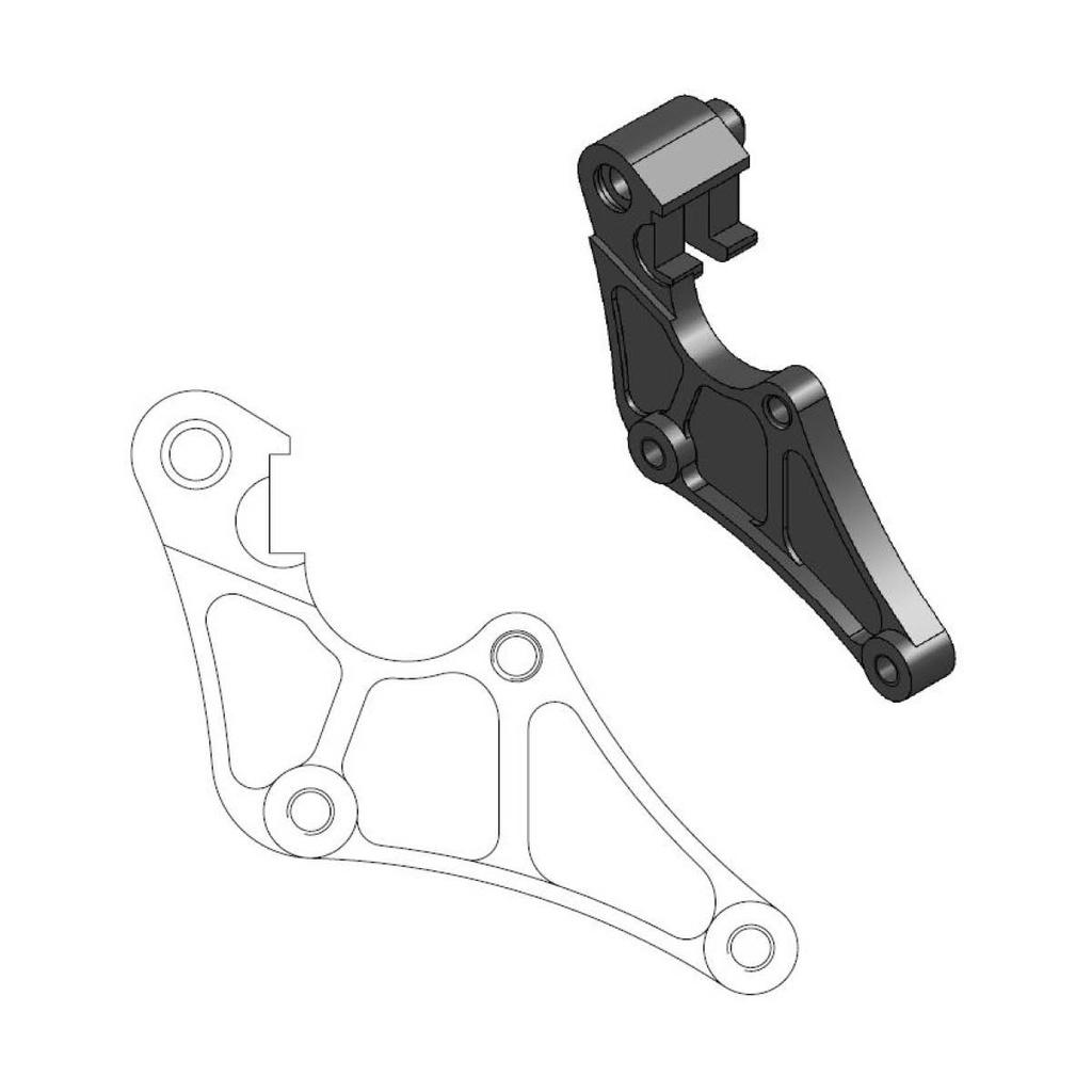 Adaptor MOTO-MASTER SM-Street HONDA