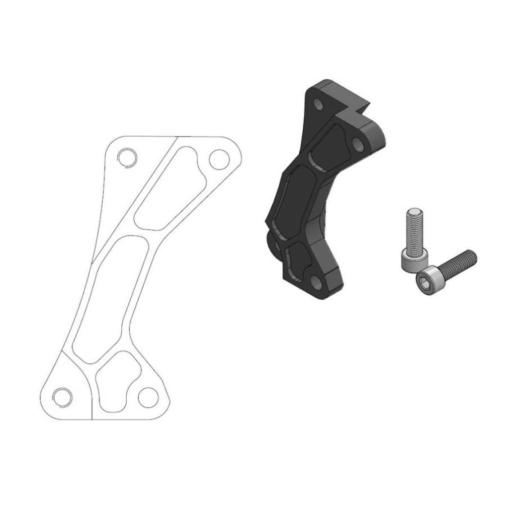 Adaptor MOTO-MASTER SM-Street KAWASAKI, SUZUKI