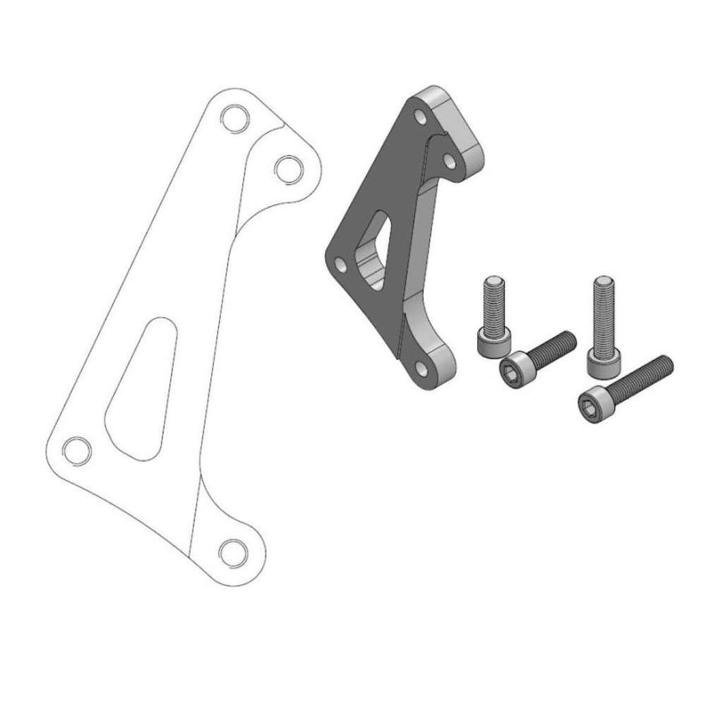 Adaptor MOTO-MASTER SMR KAWASAKI, SUZUKI