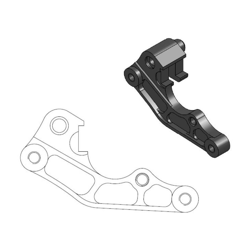 MOTO-MASTER Adaptor supradimensionat YAMAHA