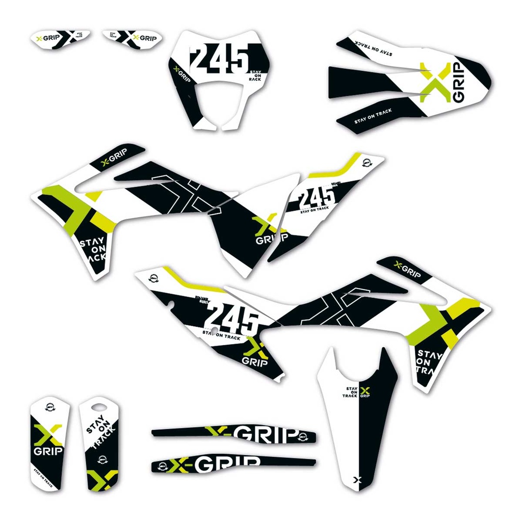 X-GRIP foaie de decalcomanii #20 GASGAS