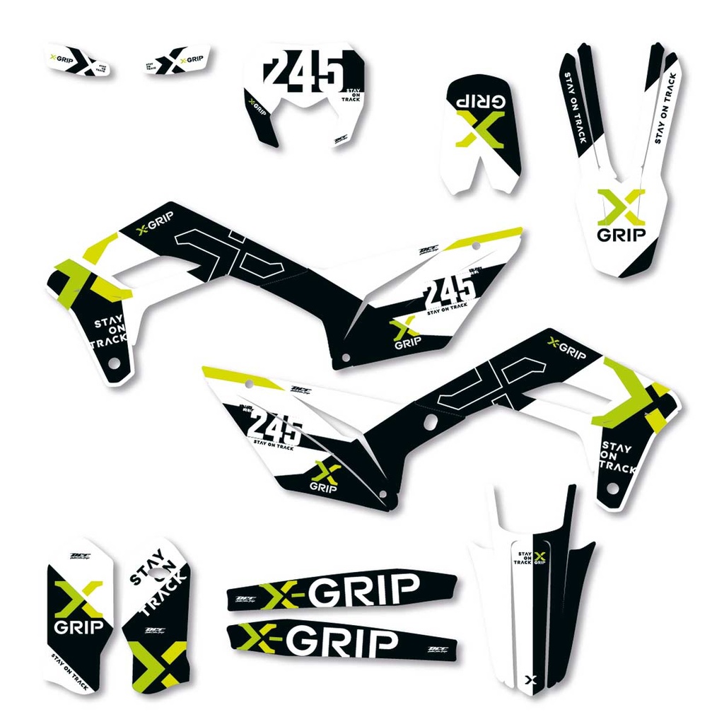 X-GRIP foaie de decalcomanii #20 SHERCO
