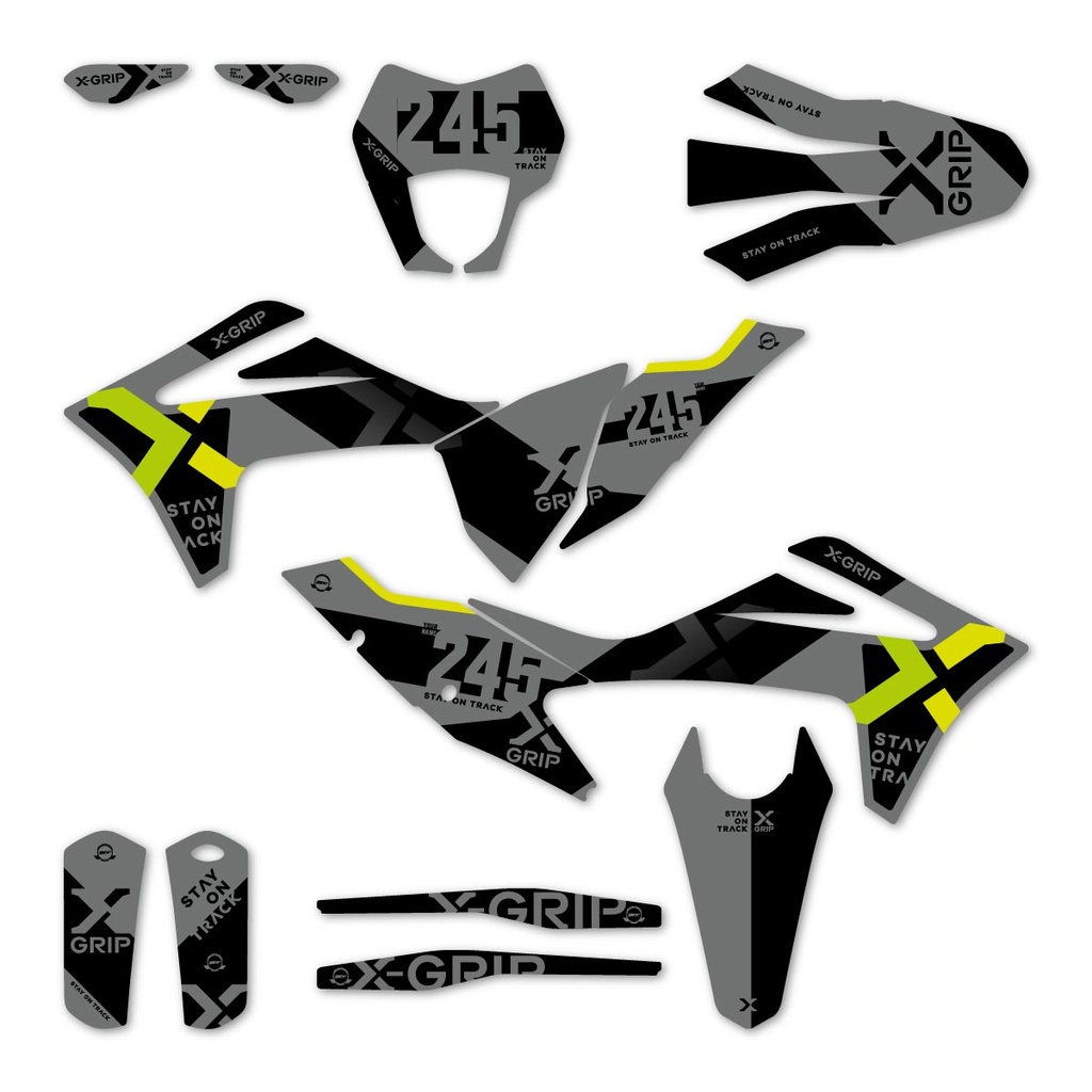 X-GRIP foaie de decalcomanii #22 GASGAS