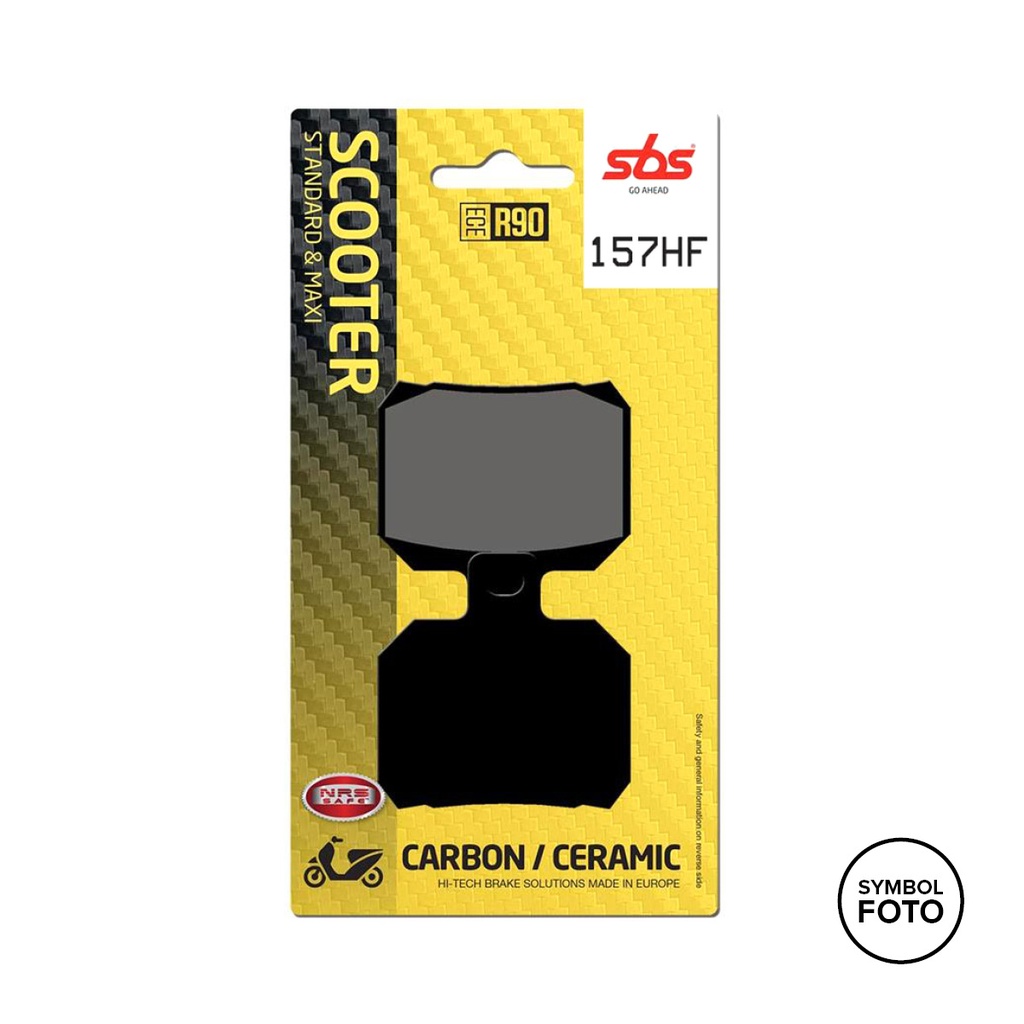 Plăcuță de frână SBS 157HF = 730HF