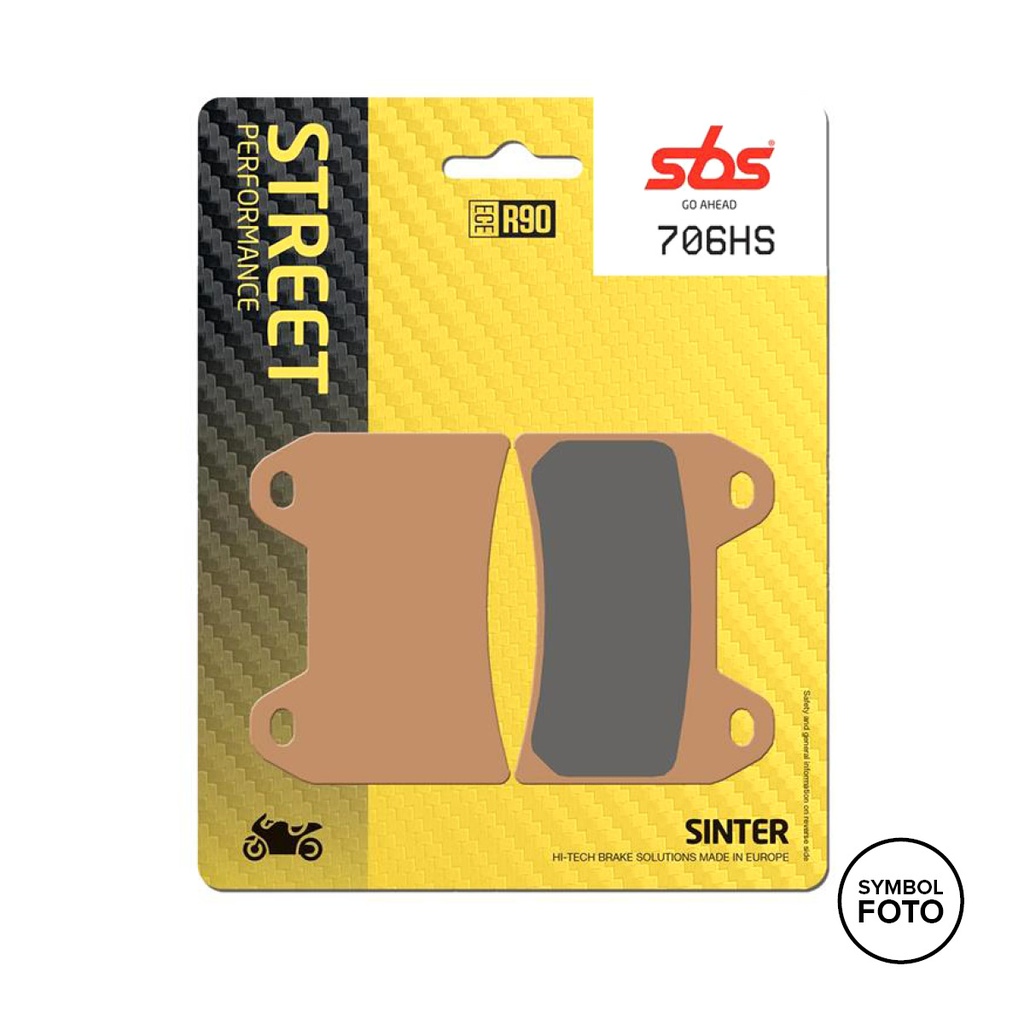 Plăcuță de frână SBS 706HS STREETexcel