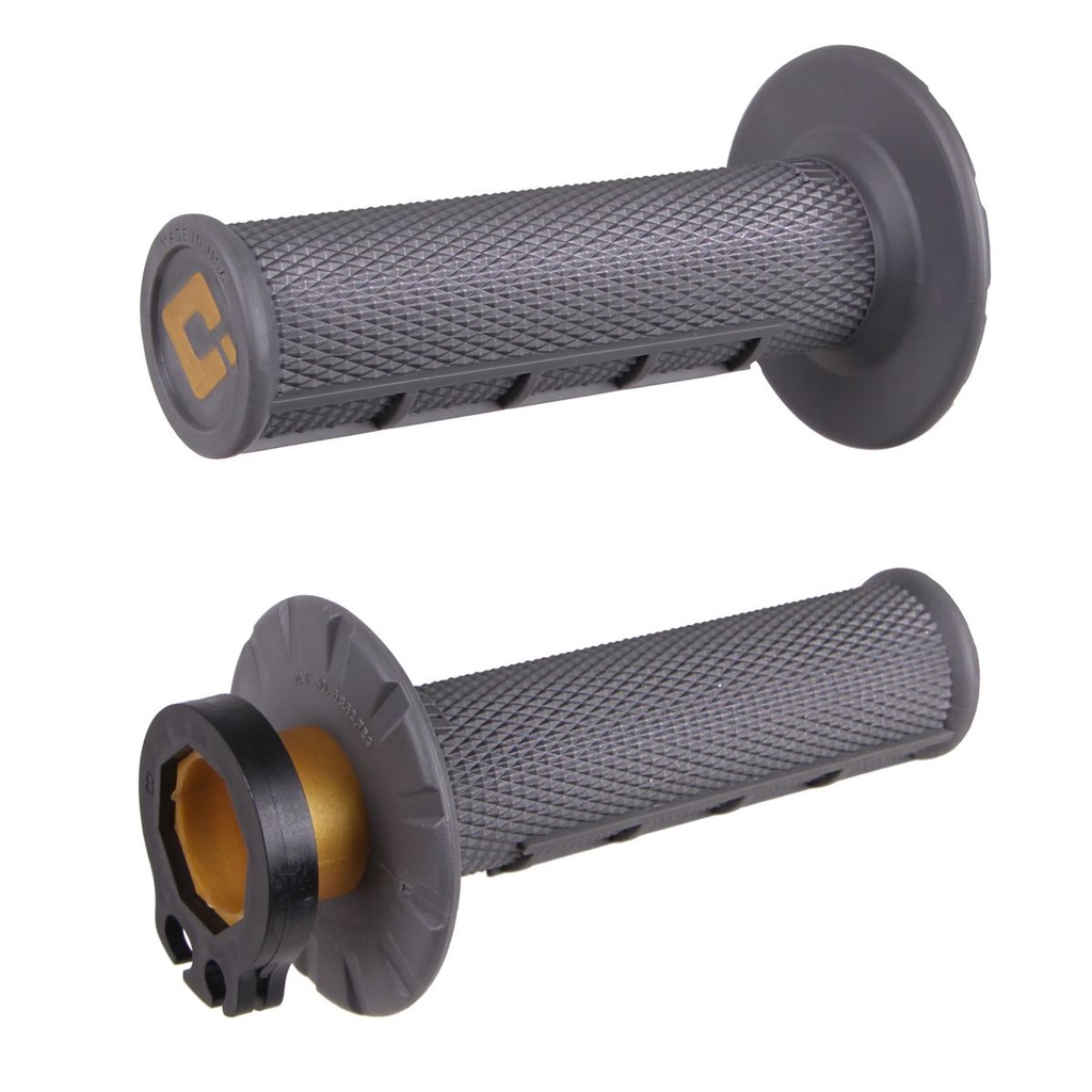 Mânere ODI LOCK ON 2T+4T HALF WAFFLE V2