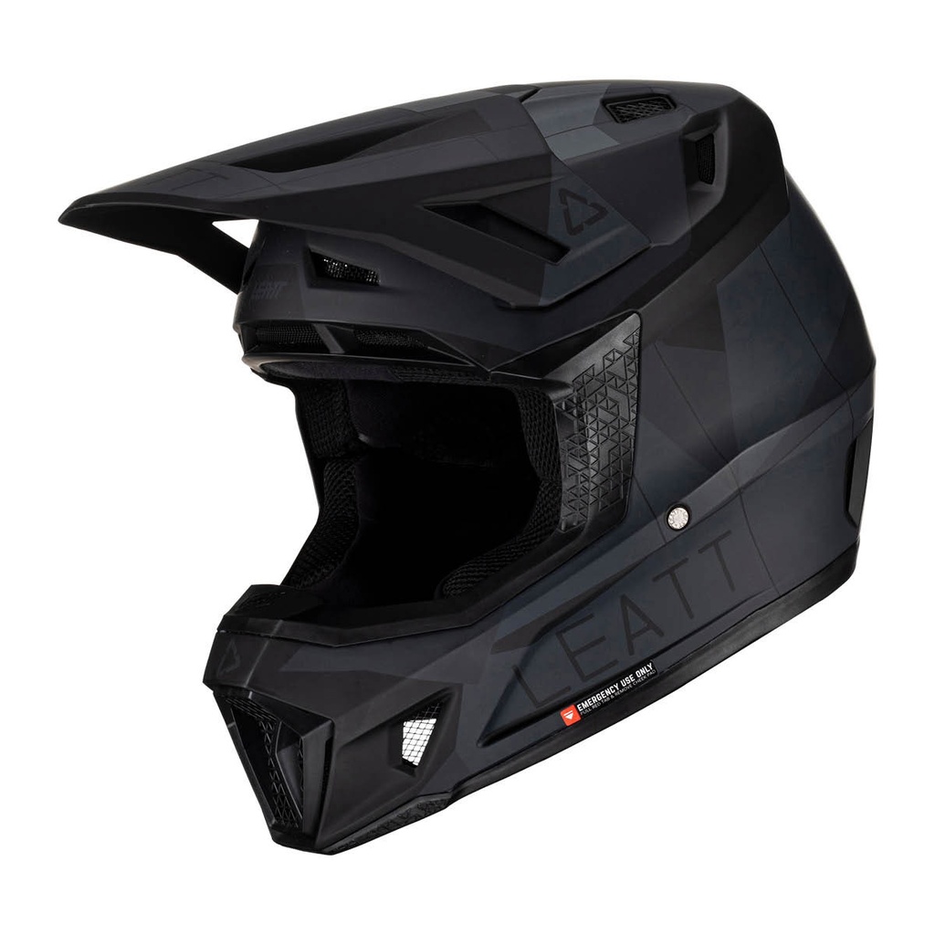 Cască de motocros LEATT Moto 7.5 V23 cu ochelari de protecție
