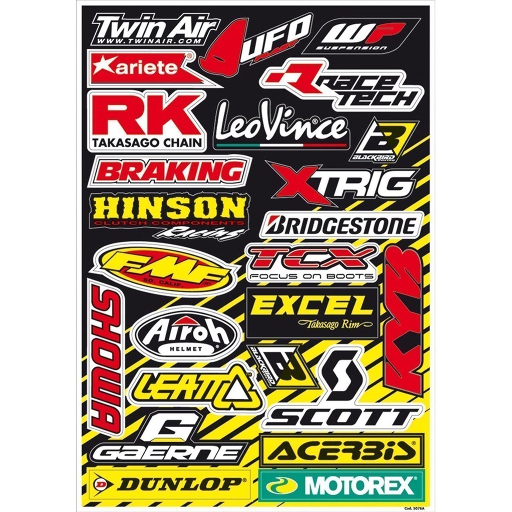 BLACKBIRD Kit de autocolante Uni LOGO A