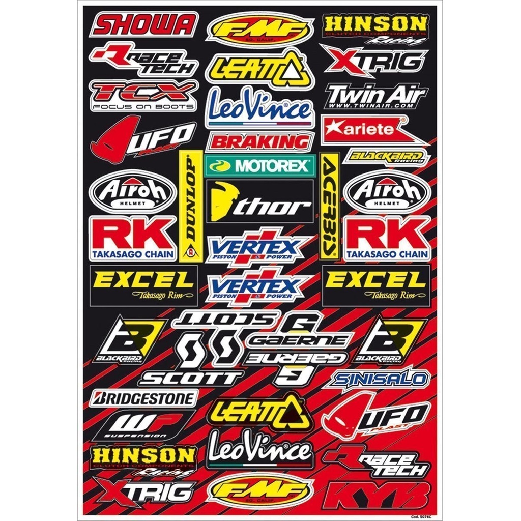 BLACKBIRD Kit de autocolante Uni LOGO Mini