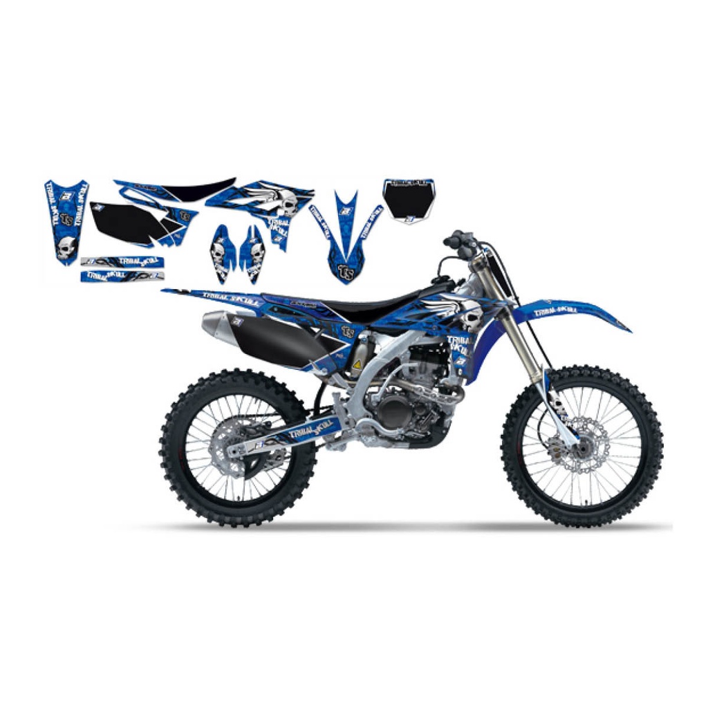 BLACKBIRD foaie de decalcomanii SKULL YAMAHA