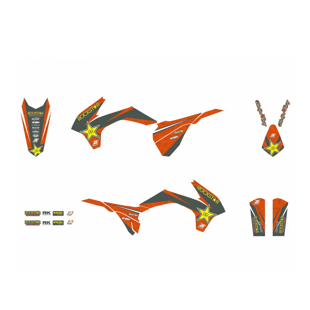 BLACKBIRD foaie de decalcomanii ROCKSTAR ENERGY KTM