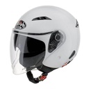 AIROH JETHELM CITY ONE COLOR WHITE GLOSS